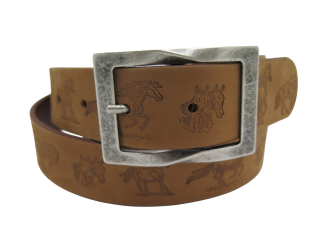 Ledergurt Branding Pferd 40mm (11072/72-40)